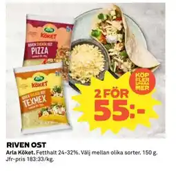 Coop Daglivs RIVEN OST erbjuda