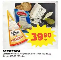 Coop Daglivs DESSERTOST erbjuda