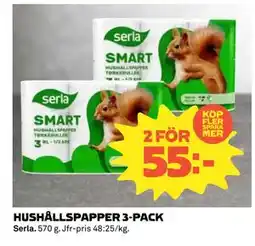 Coop Daglivs HUSHÅLLSPAPPER 3-PACK erbjuda