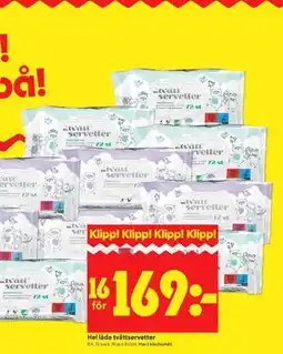 ICA Kvantum Hel låda tvättservetter erbjuda