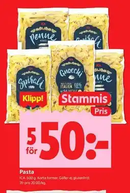 ICA Kvantum Pasta, Medlemspris erbjuda