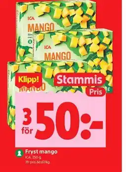 ICA Kvantum Mango, Medlemspris erbjuda