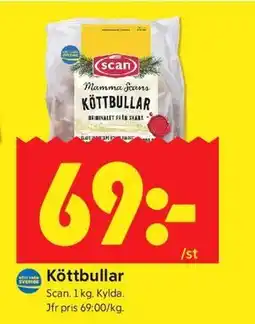 ICA Kvantum Köttbullar erbjuda