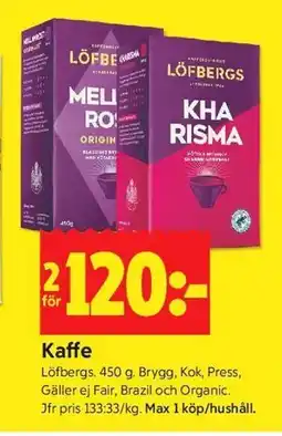 ICA Kvantum Kaffe erbjuda