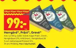 ICA Kvantum Herrgård , Präst , Grevé erbjuda