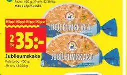 ICA Kvantum Jubileumskaka erbjuda