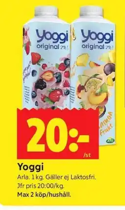 ICA Kvantum Yoggi erbjuda