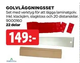 Jem&Fix GOLVLÄGGNINGSSET erbjuda