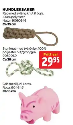 Jem&Fix HUNDLEKSAKER erbjuda