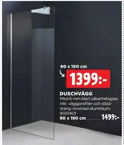 Jem&Fix DUSCHVÄGG erbjuda
