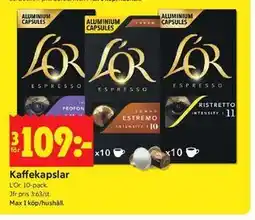 ICA Kvantum Kaffekapslar erbjuda