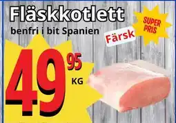 Supergrossen Fläskkotlett erbjuda