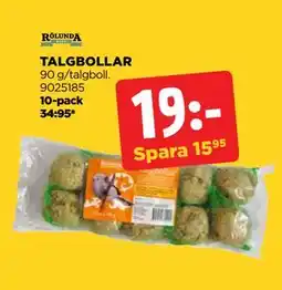 Jem&Fix TALGBOLLAR erbjuda