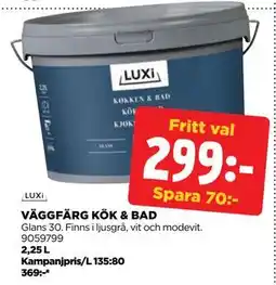 Jem&Fix VÄGGFÄRG KÖK & BAD erbjuda