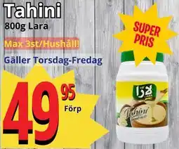 Supergrossen Tahini erbjuda