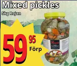 Supergrossen Mixed pickles erbjuda