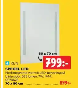 Jem&Fix SPEGEL LED erbjuda