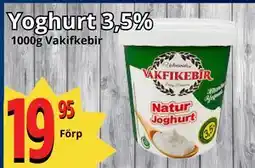 Supergrossen Yoghurt 3,5% erbjuda
