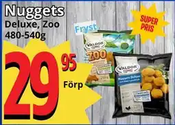 Supergrossen Nuggets erbjuda