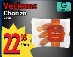 Supergrossen Chorizo erbjuda