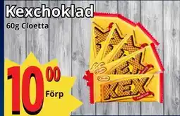 Supergrossen Kexchoklad erbjuda