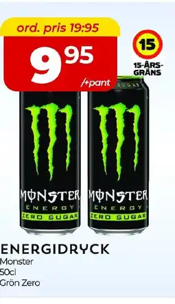 Matrix Butikerna MONSTER Energidryck erbjuda