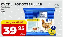 Matrix Butikerna Top Choice Kycklingköttbullar erbjuda