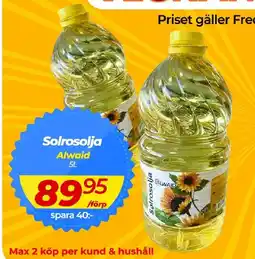 Matrix Butikerna Alwaid Solrosolja erbjuda