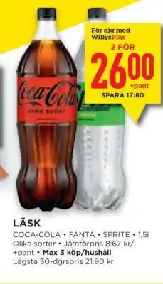 Willys Läsk erbjuda