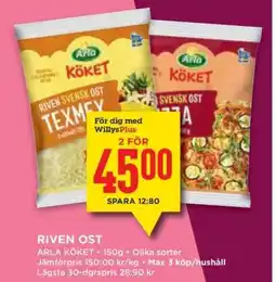 Willys Riven Ost erbjuda