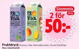 ICA Supermarket Fruktdryck Proviva erbjuda