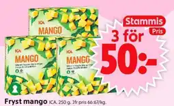ICA Supermarket FRYST MANGO erbjuda