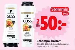 ICA Supermarket SCHAMPO, BALSAM erbjuda