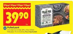 ICA Supermarket PULLED PORK erbjuda