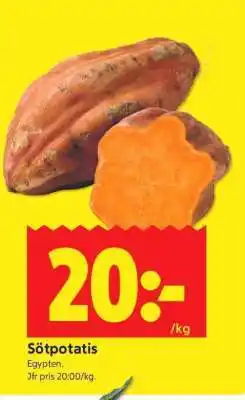 ICA Supermarket Sötpotatis erbjuda