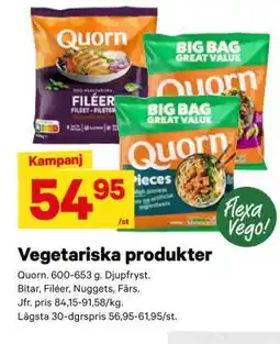 City Gross Quorn Vegetariska produkter erbjuda