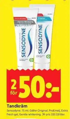 ICA Supermarket TANDKRÄM erbjuda