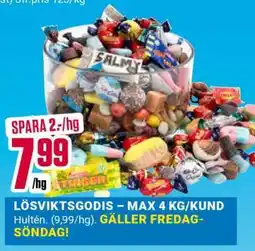 ÖoB Lösviktsgodis erbjuda