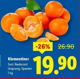 Lidl Klementiner erbjuda