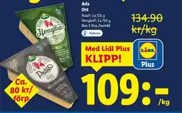 Lidl Arla Ost erbjuda