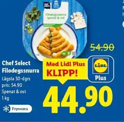 Lidl Chef Select Filodegssnurra erbjuda