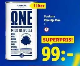 Lidl Fontana Olivolja One erbjuda