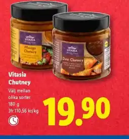 Lidl Vitasia Chutney erbjuda
