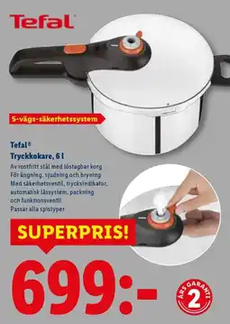 Lidl Tefal Tryckkokare erbjuda