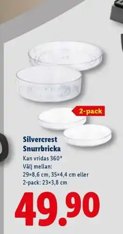 Lidl Silvercrest Snurrbricka erbjuda