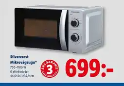 Lidl Silvercrest Mikrovågsugn erbjuda