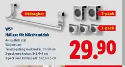 Lidl W5Ⓡ Hållare för kökshandduk erbjuda
