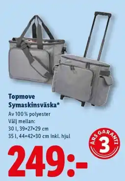 Lidl Topmove Symaskinsväska erbjuda