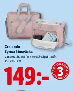 Lidl Crelando Symaskinsväska erbjuda