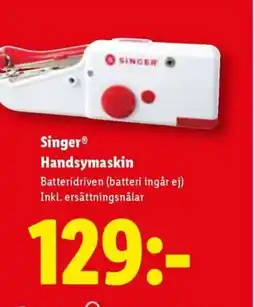 Lidl Singer Handsymaskin erbjuda